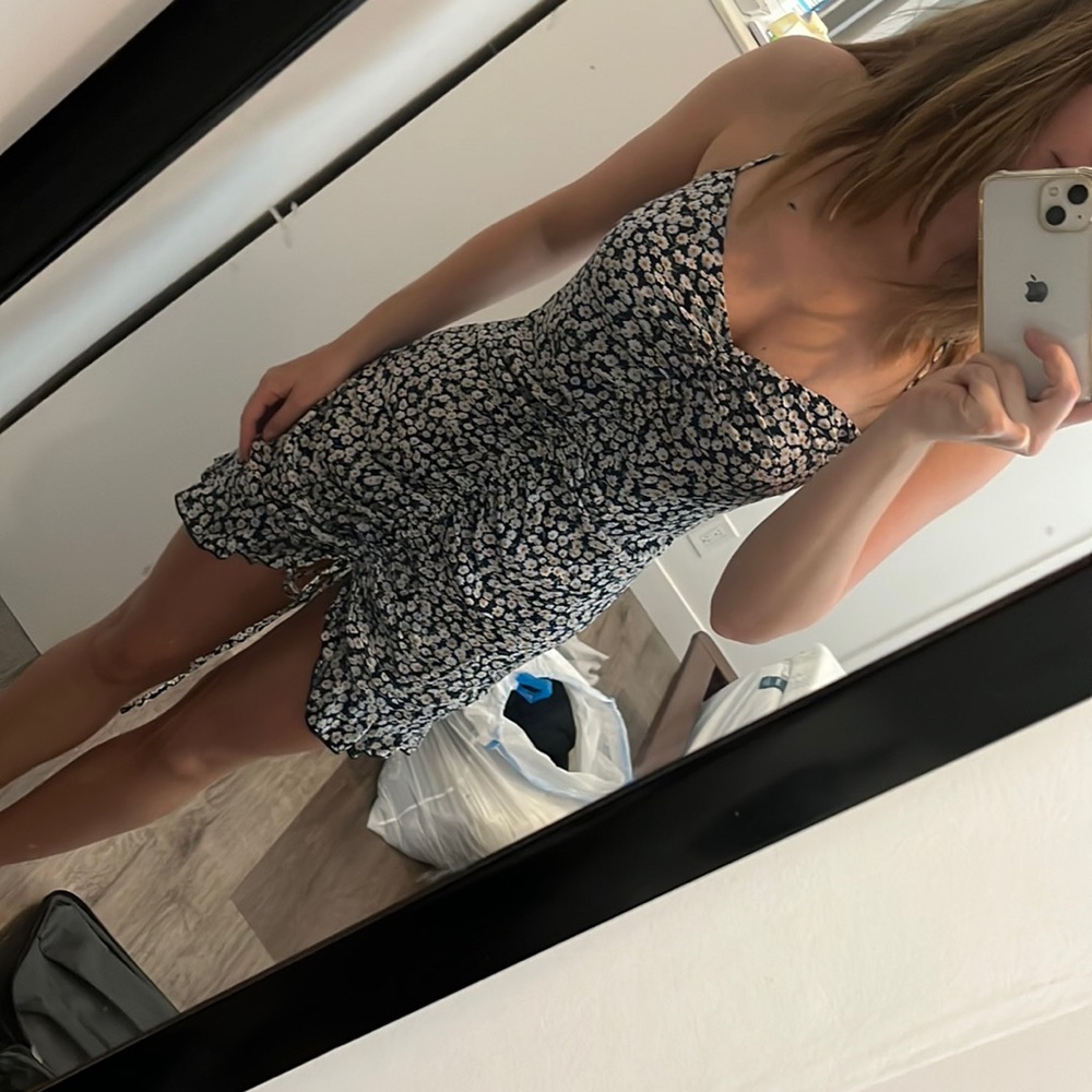 Blue princess Polly floral dress
